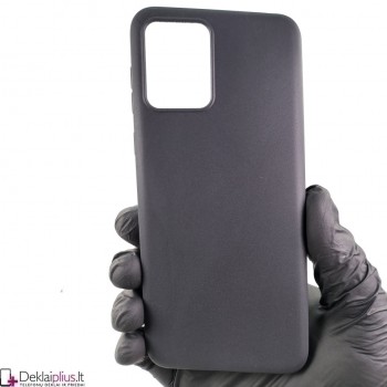 Silikoninis ploniausias dėklas - juodas (Motorola Moto E13) Silikoninis ploniausias dėklas - juodas (Motorola Moto E13)